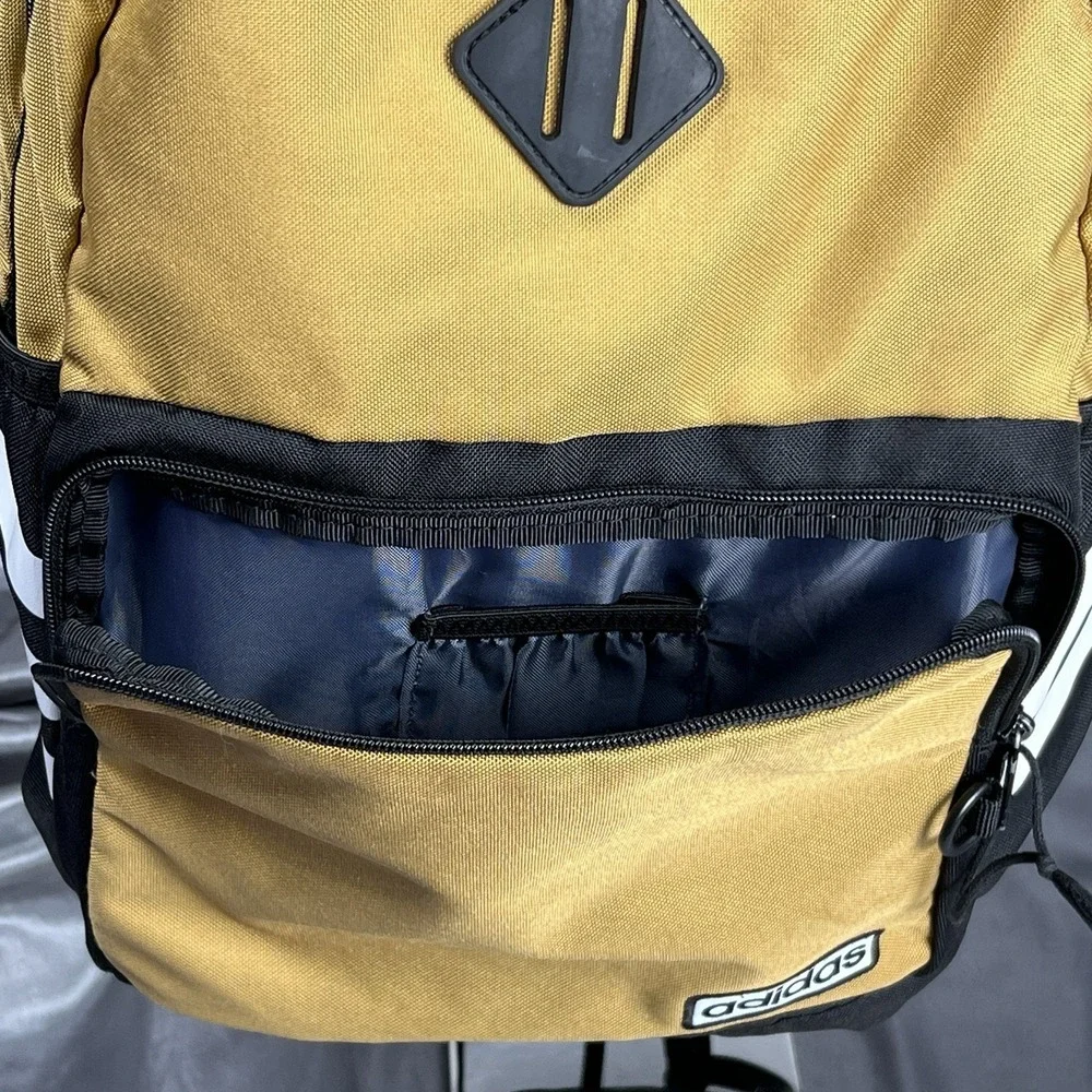 adidas Classic 3S 4 Mesa Brown/Black/White Laptop Unisex‎ Backpack - CLEAN